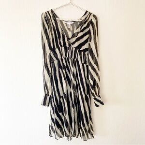 Diane von Furstenburg Silk Animal Print Dress